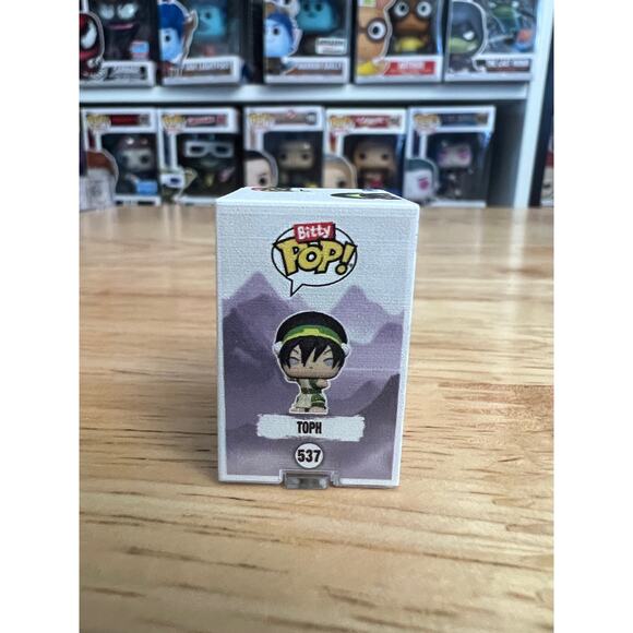 BITTY Toph Funko Pop #537 ATLA Avatar Last Airbender Nickelodeon Anime Nick TV - Picture 2 of 6